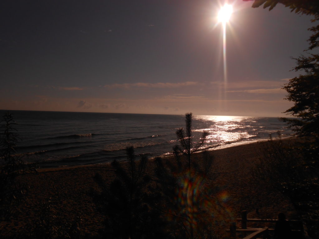 Blick vom Streckelsberg auf die Ostsee