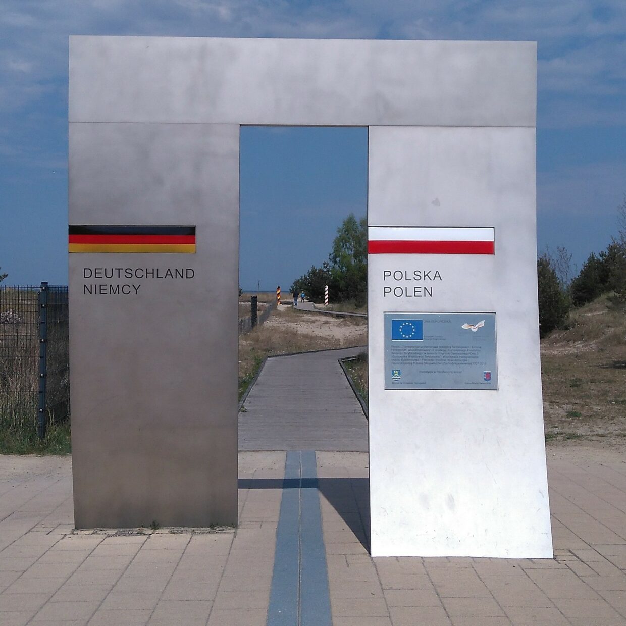 Grenze Polen Deutschland - Urlaub auf Usedom